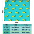 thumbnail image 2 of Dill Pickles Blanket Pickle Gifts for Women Girls Boys 50"X 40", Soft Flannel Cozy Warm Lap Throw Blanket for Kids Adults, Funny Pickle Blanket Quilt for Pickle Lovers Couch Bed, 2 of 4