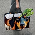 thumbnail image 7 of Dachshund Large Capacity Oxford Cloth Picnic Basket Reusable Laundry Bag Easter Basket Foldable Box, 7 of 7