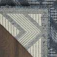 thumbnail image 3 of Nourison Versatile Indoor/Outdoor Navy Blue 4' x 6' Area Rug, (4x6), 3 of 10