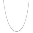 thumbnail image 1 of 925 Sterling Silver 1.25mm Round Spiga Chain; 22 inch; Lobster Clasp; for Adults and Teens; for Women and Men, 1 of 5