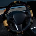 thumbnail image 2 of Halloween Broom 14.5 Inch Printing PVC Leather Car Wheel Cover Auto Accessories, 2 of 6