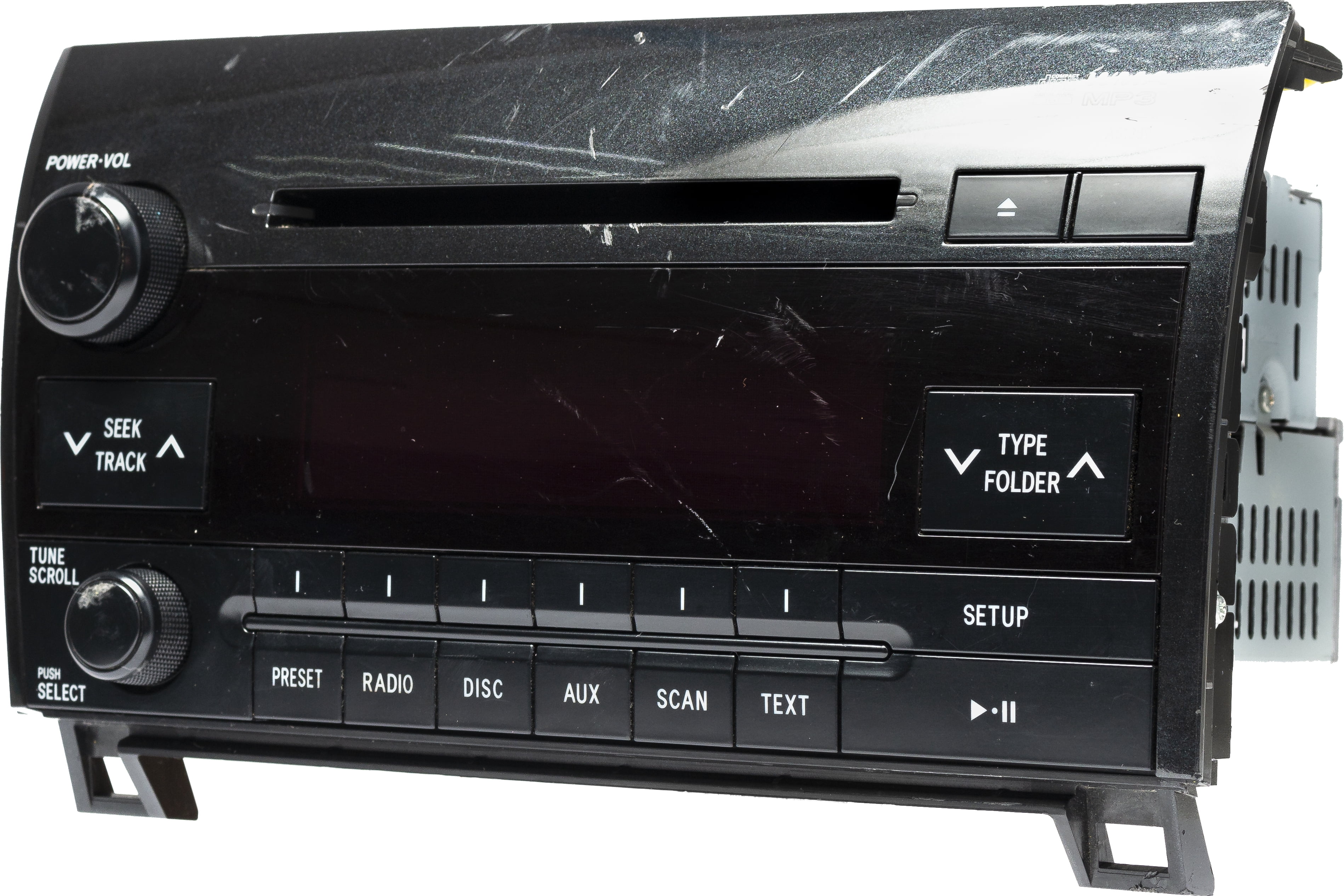 Restored 2010-13 Toyota Sequoia AM FM Radio Single CD Player Face A51889 Part 86120-0C390 (Refurbished)