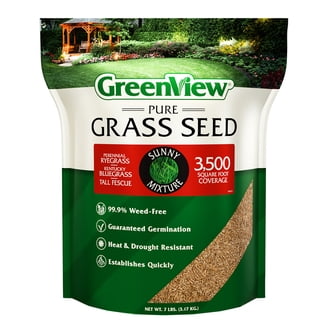 GreenView, Turf Type Tall Fescue Grass Seed, 20 lb, Sun & Shade
