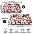 thumbnail image 3 of Fotbe Rocket Pattern Car Windshield Sunshade | Sun Visor Protector Front Window Shade, Keeps Out UV Rays, Keeps Your Vehicle Cool-Medium, 3 of 7