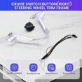 thumbnail image 5 of unique High qualityNew Car Frame Panel Steering Wheel Cover Decorative+Cruise Control Buttons for Fiesta MK7 2013, 5 of 5