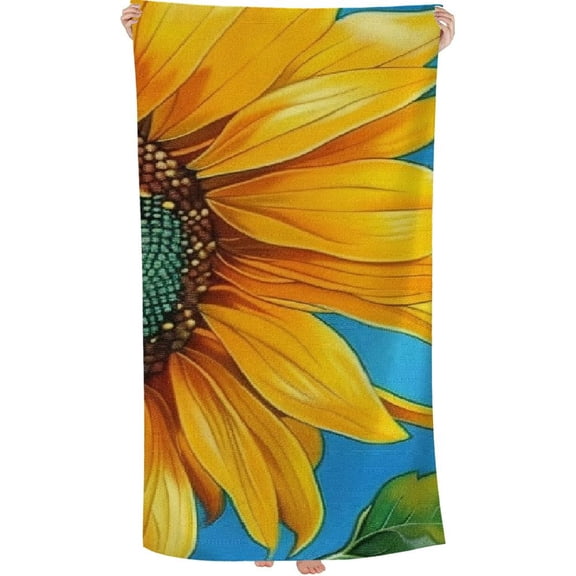 Sunflower Beach Towel, Swimming Beach Towels, Sand Free Beach Towel