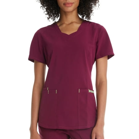 

Scrubstar Women s Active Stretch Ethical Fabric Three Pocket V-Neck Scrub Top WM31T661