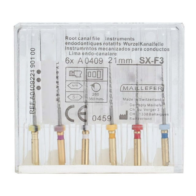 Lima dental Niti, herramienta dental profesional de raíz dental, agujas endodónticas, calidad en la que puede confiar, 6 uds.