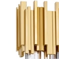 thumbnail image 3 of CWI Lighting Deco 3 Light Contemporary Metal Vanity Light in Medallion Gold, 3 of 5