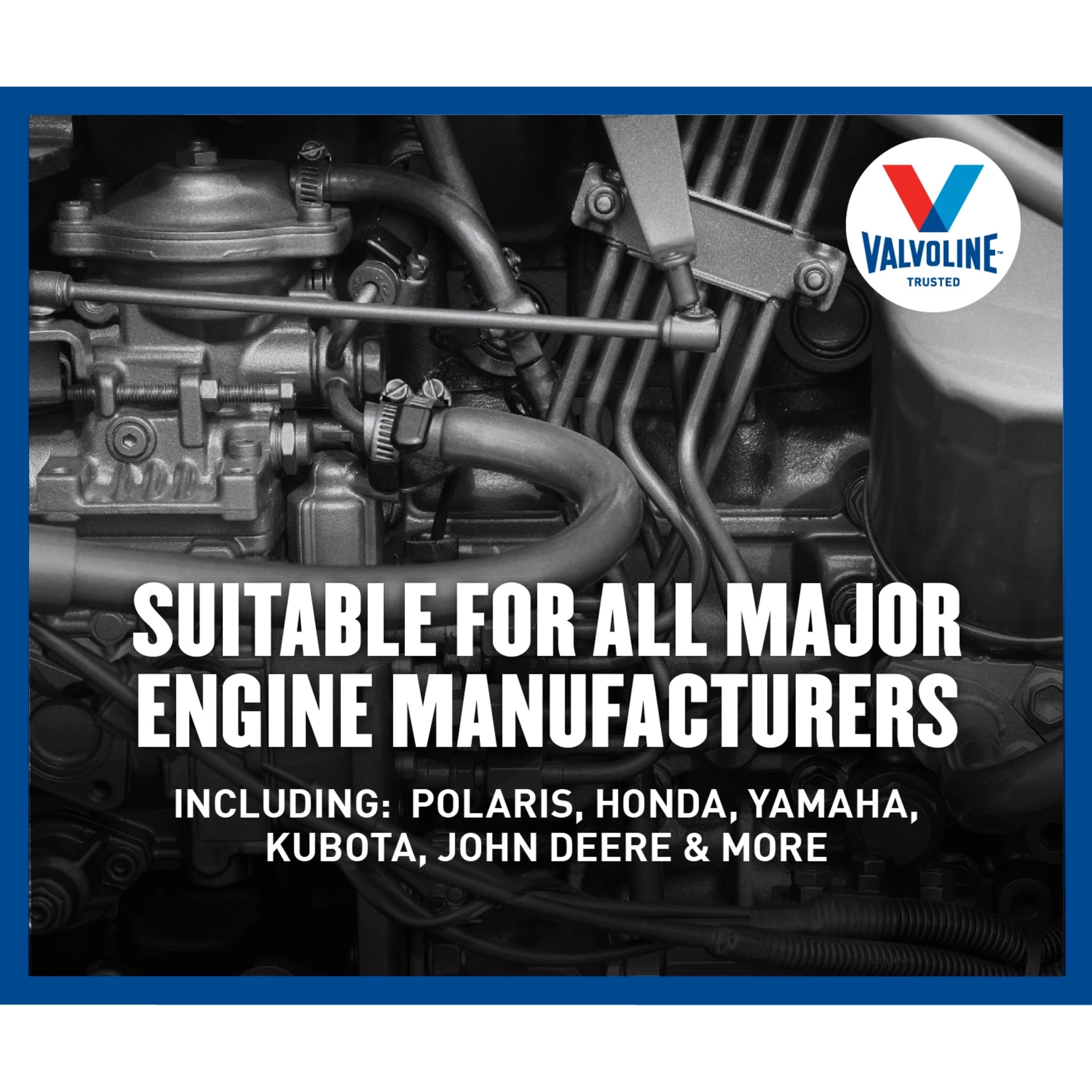 (3 pack) Valvoline 4-Stroke Ultimate Powersport Full Synthetic 10W-40 Engine Oil 1 Quart