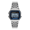 thumbnail image 1 of Reloj Retro de Metal Unisex Plata Malubero Malu1821, 1 of 3