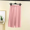 thumbnail image 5 of Womens Wide Leg Capri Pants Straight Loose Fit Baggy Pants Clothes Under $5.00 Summer Casual Lounge Pajama Pants, 5 of 6