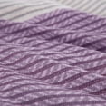 thumbnail image 6 of Dintszyayue Purple Stripe Comforter King Size,3Pcs Reversible Microfiber Bedding Set Adult(90"x104"), 6 of 7