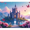 thumbnail image 4 of Fairytale Castle Backdrop Banner for Kids Party Wedding Photo Shoot Birthday Decoration Events Magical Background Props, 4 of 4