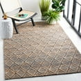 thumbnail image 2 of SAFAVIEH Natural Fiber Ezra Geometric Area Rug, Natural/Blue, 4' x 6', 2 of 8