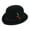 Black, variant on Kenny K  Wool High Derby Hat with Grosgrain Hatband (Men)