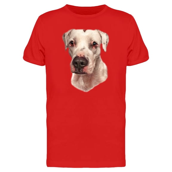 Dogo Argentino Realistic Photo T-Shirt Men -Image by Shutterstock, Male x-Large