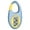 Blue, variant on 3D Clip On Pedometer Accurate Step Counter Portable Walking Activity Tracker With Carabiner For Hiking Running Mountaineering(White-6.8Cm)