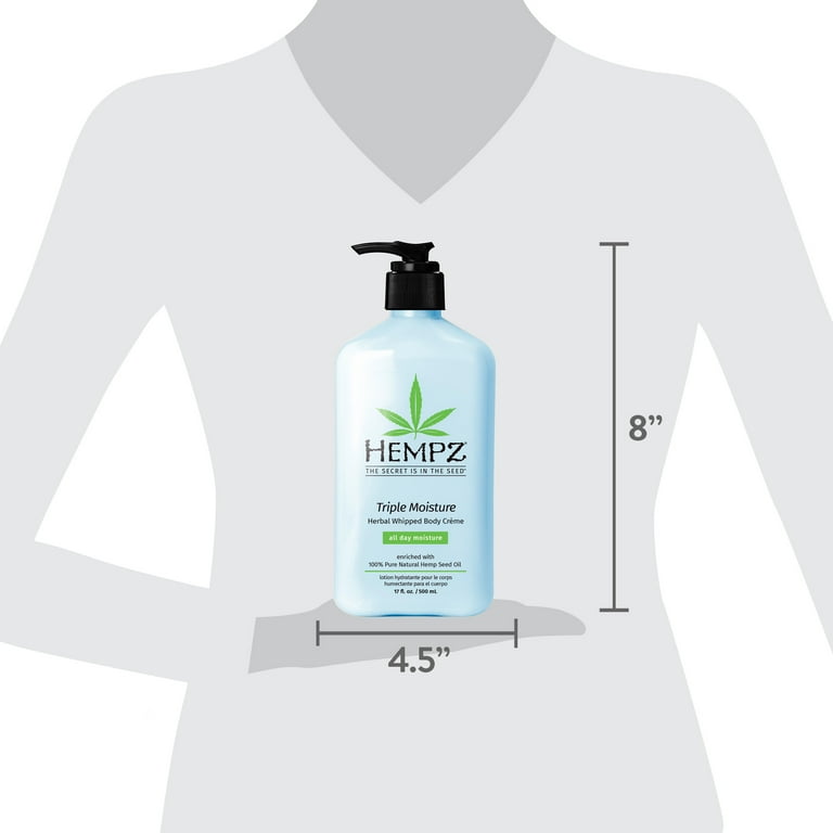 新品 HEMPZ Body Crème 500mL Amazon.com : Hempz Triple Moisture Herbal Whipped Body Crème
