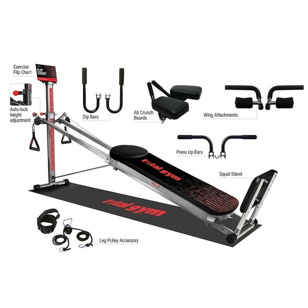 Total Gym XL7 Home Gym with Workout DVDs