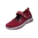 thumbnail image 5 of Zapatillas de deporte de malla para mujer, calzado deportivo, zapatillas planas, zapatillas ligeras para caminar, zapatillas transpirables para 36 rojo Sunnimix Zapatillas de deporte de malla, 5 of 8