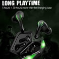 thumbnail image 6 of True Wireless Earbuds with Mic Gaming Bluetooth Headphones Touch Control 45ms Low Latency IPX5 Waterproof Earphones 25H Playtime for Sport, 6 of 10