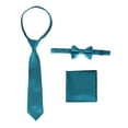 thumbnail image 4 of Gioberti Boy's Long Sleeve Dress Shirt + Solid Tie, Bow Tie, and Hanky, 4 of 4