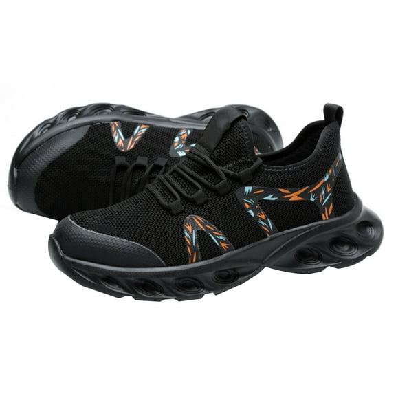 Steel Toe Cap Trainers Safety Trainers Men Women Lightweight Safety Shoes Non-Slip Breathable Puncture Proof 5-11