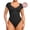 Black, variant on Tummy Control Seamless Short-Sleeve Bodysuit