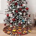 thumbnail image 5 of Rateoe Roosters Print Christmas Tree Skirt 30" for Xmas Holiday New Year Party Circle Tree Mat Ornaments Decoration, 5 of 7