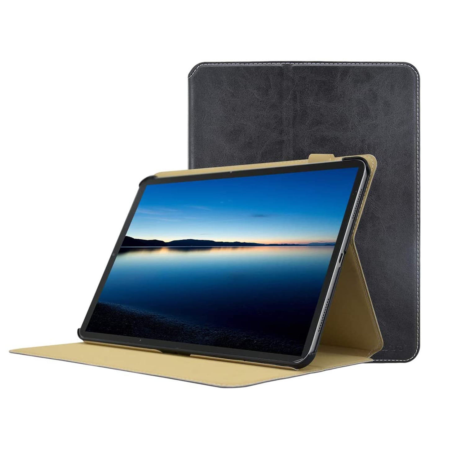 Mosiso PU Smart Protective Folio Case for iPad Pro 11 Inch 2018 Release,Black