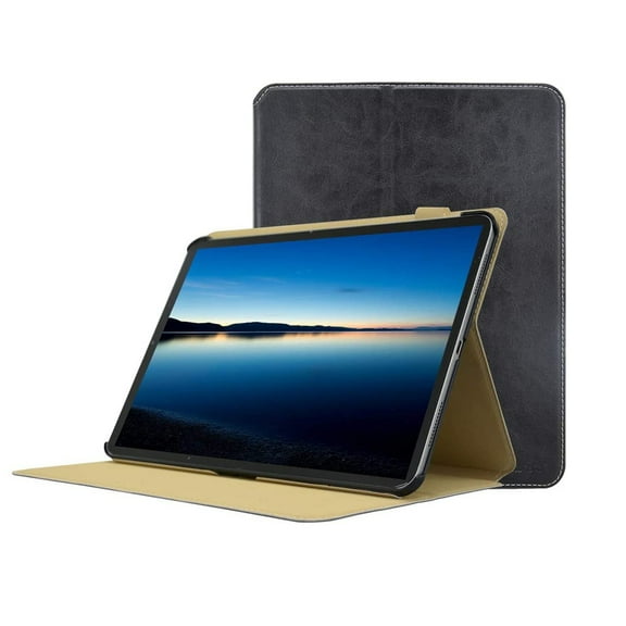 Mosiso PU Smart Protective Folio Case for iPad Pro 11 Inch 2018 Release,Black