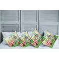 thumbnail image 6 of Ambesonne Colorful Throw Pillow Cover 4 Pack, Clown Inflatable Ball, 20", Multicolor, 6 of 6
