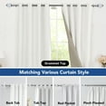 thumbnail image 6 of Deconovo 3/4" Silver Curtain Rods for Windows, Adjustable Telescoping Single Curtain Rod, 30 - 48", 6 of 8