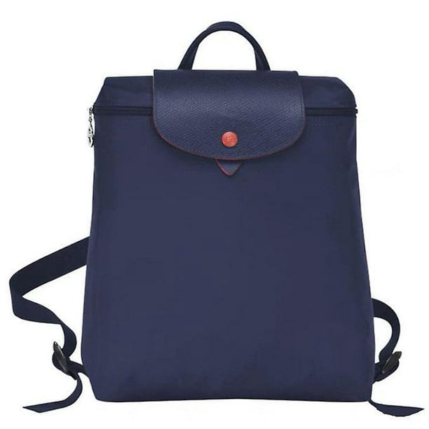 New Longchamp Le Pliage Nylon Zipper Backpack Navy blue Walmart