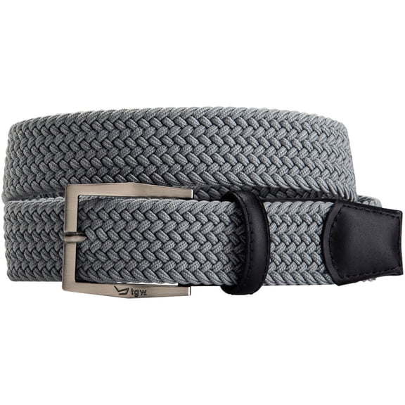 TGW Men's Stretch Woven Golf Belt Grey 38