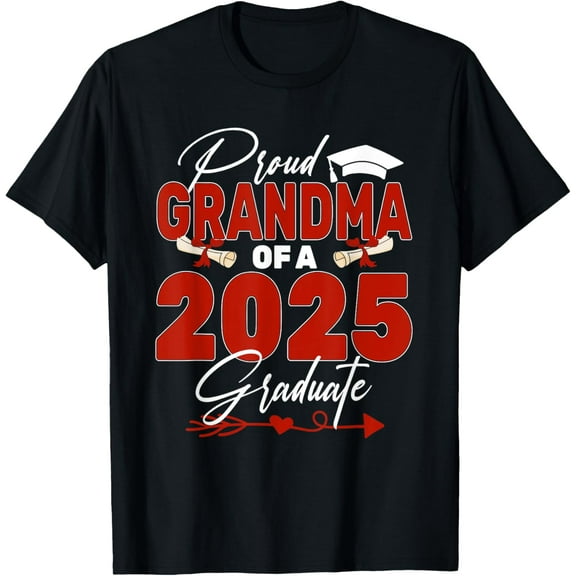 Proud Grandma of a 2025 Senior Graduate for Graduation 2025 T-Shirt
