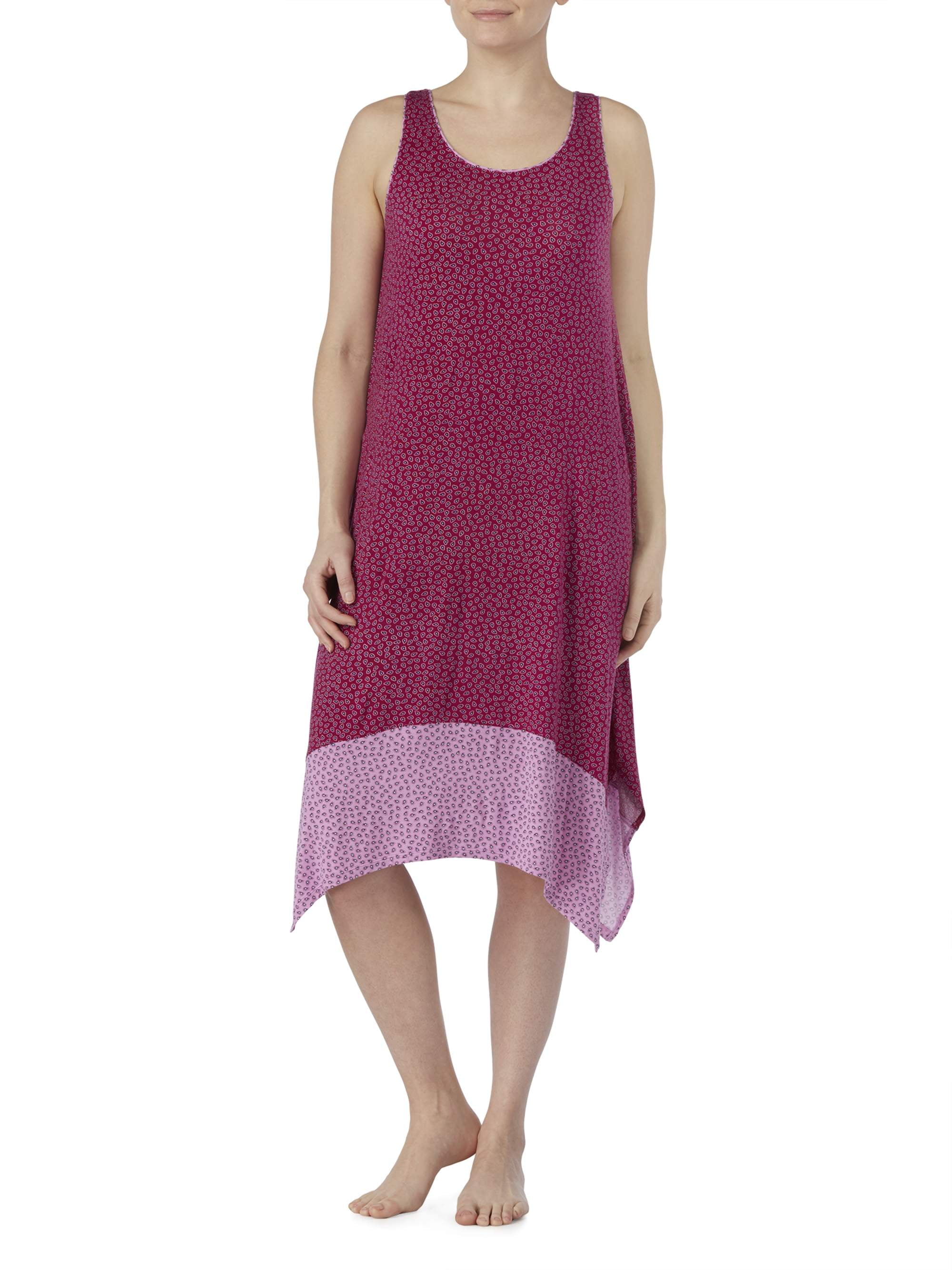 Secret Treasures Women's and Women's Plus Modern Midi Sleepwear Dress