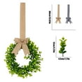 thumbnail image 5 of Easter Cedar Wreath, Easter Wreaths for Front Door, Realistic Pine Wreath, Large Green Cypress Wreaths for Home Fireplace Wall Window Porch Outdoor Xmas Holiday Decor (3PCS, 15.72"), 5 of 9