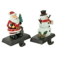 thumbnail image 4 of Northlight Santa and Snowman Christmas Stocking Holders - 5.5" - Set of 2, 4 of 6
