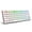 White, variant on E-Yooso Z-88 RGB Mechanical Gaming Keyboard, Metal Panel, Red Switches, 75% Compact 81 Keys for Mac, PC, Silver and White