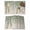 Light Beige Gray Green Grass Green, variant on Placemats Set of 4, Teal Green Eucalyptus Leaves Woven Placemat, Linen Place Mats for Kitchen/Dining Tables, Spring Plants Country Beige Washable Table Mats for Party