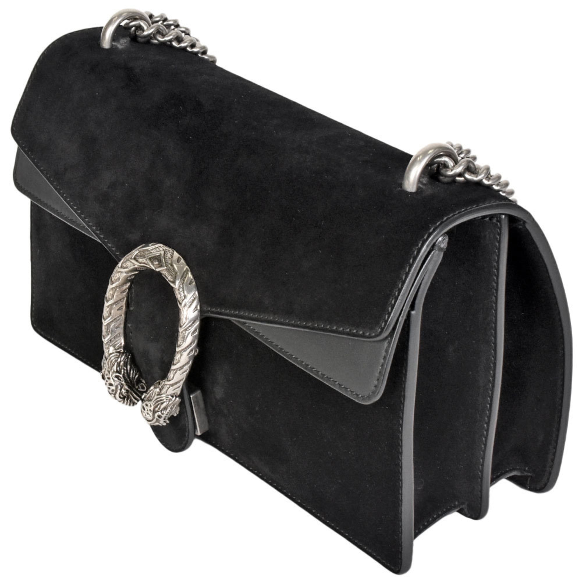 GUCCI Black Dionysus Python Shoulder and Top Handle Bag – My