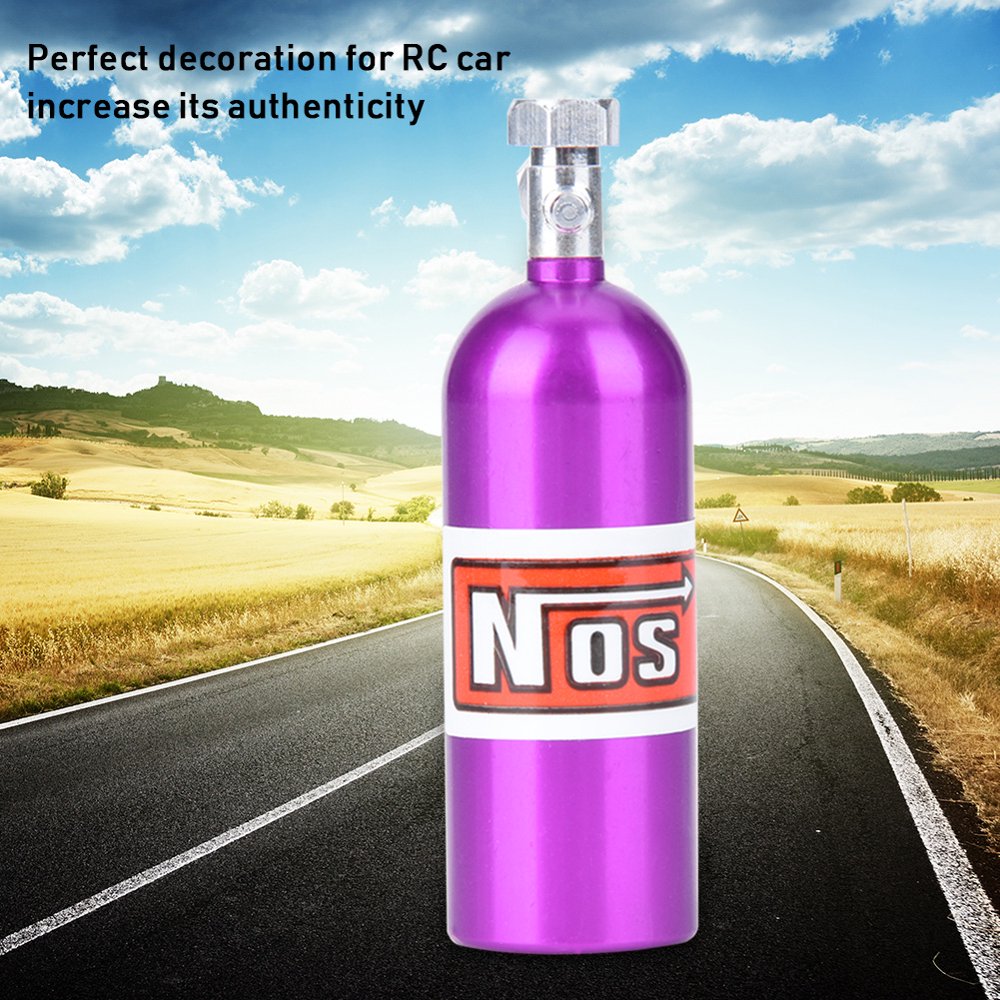 OTVIAP Mini NOS Nitrous Oxide Bottle Canister for 1/10 Traxxas RC Rock