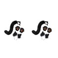 thumbnail image 1 of Sonducket Ears Tail Cosplay Props para Halloween Disfraces Fiestas Carnaval Negro 2piezas Negro, 1 of 1