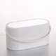 thumbnail image 2 of Caja de maquillaje con espejo LED USB, caja de cosméticos con espejo de vanidad desmontable, regalo (blanco) Likrtyny Libre de BPA, 2 of 9