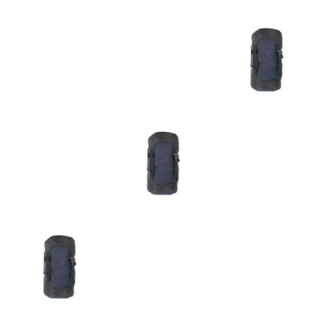 QualitChoice Sac de Compression à Cordon 1/2/3/5 Sac de Rangement pour Voyage Sacs Secs pour Équipement de Camping Randonnée Accessoires d'Escalade Bleu Foncé/s 3 Pcs