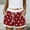 Red, variant on Hvot&aat Women Summer Fashion Star Drawstring Pocket Home Sleeper Shorts Drawstring Pants Elastic Waist with Pockets