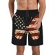 thumbnail image 1 of Fotbe Patriotic USA Butterfly Art Trajes de Baño Estampados para Hombre, Shorts de Verano de Secado Rápido, Ropa de Playa, Bañadores-X-Large, 1 of 6