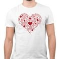 thumbnail image 2 of Nurse Icons Heart Shirt Unisex Large White, 2 of 5